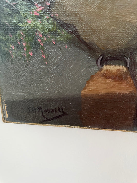 John Bucknell Russell 1819-1893 Gioco di pittura a olio del XIX secolo