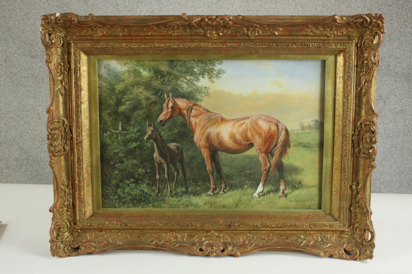 Mare and Foal c1840   by John Frederick Herring