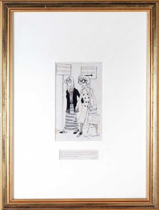 Sir Osbert Lancaster original art