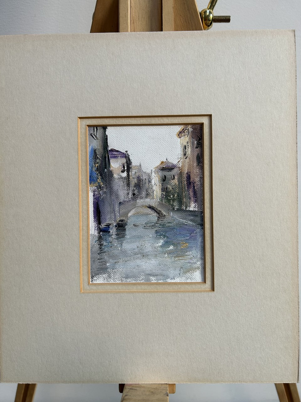 Venice View Small Oil Painting