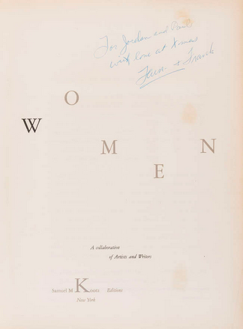 Rare Tennessee William signed and inscribed book